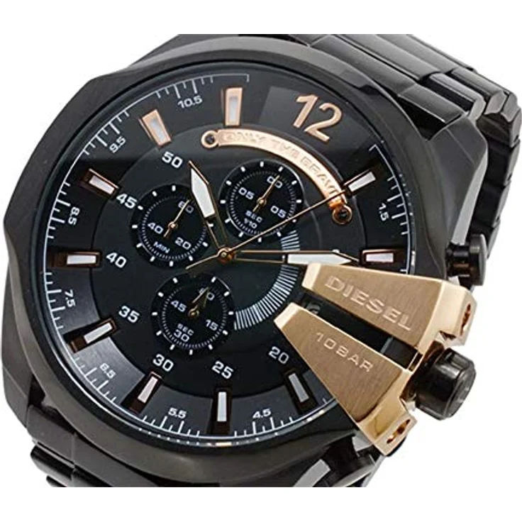 Diesel DZ4309 Mega Chief Edelstahl Herren – Bild 2