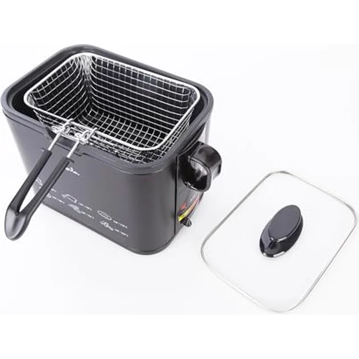 Jata Fritteuse JATA FR5600 Schwarz 1000 W 1,3 L mit Antihaftversiegelung – Bild 3