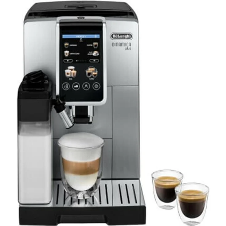 De'Longhi DELONGHI ESPRESSO F AUTO ECAM380.85.SB, Kaffeevollautomat, Schwarz, Silber – Bild 2