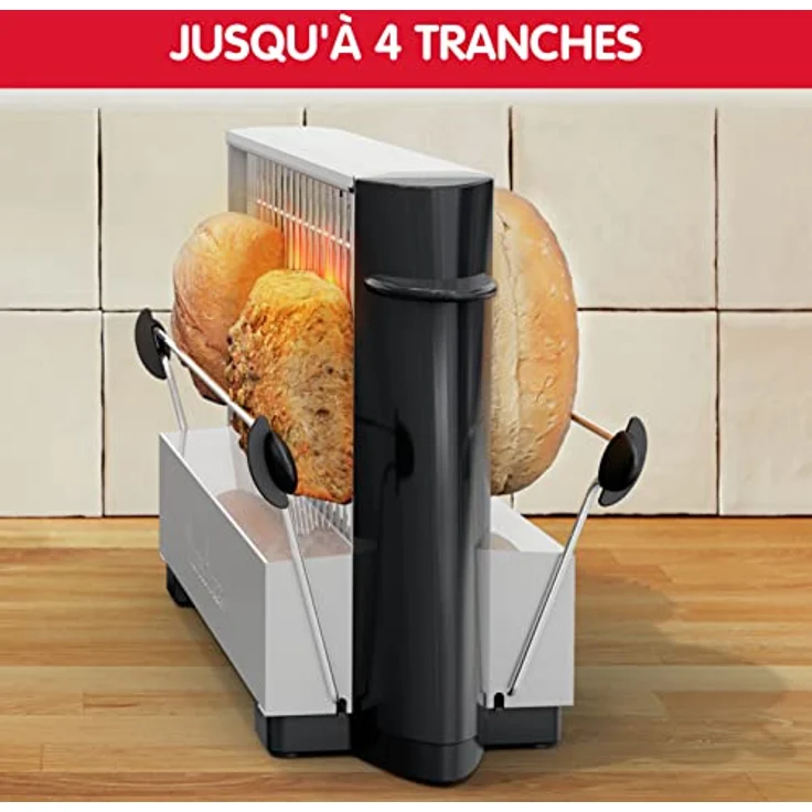 Moulinex A15453 Toaster, Schwarz – Bild 5