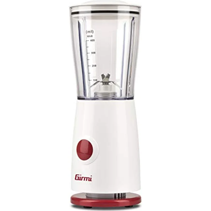 Girmi FR03 Elektrischer Standmixer, 170 W, 4 Edelstahlklingen, 500 ml, Weiß – Bild 1