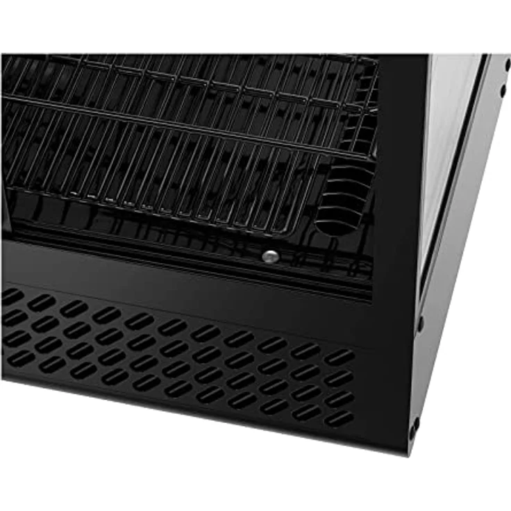 Royal Catering RCCC-100-BT Table Top Kühlschrank, 100 L Kühlvitrine mit LED-Beleuchtung, schwarz, 67 cm hoch, für Gastronomie – Bild 4