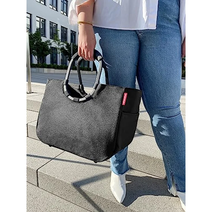 reisenthel loopshopper, Einkaufstasche L, schwarz – Bild 6