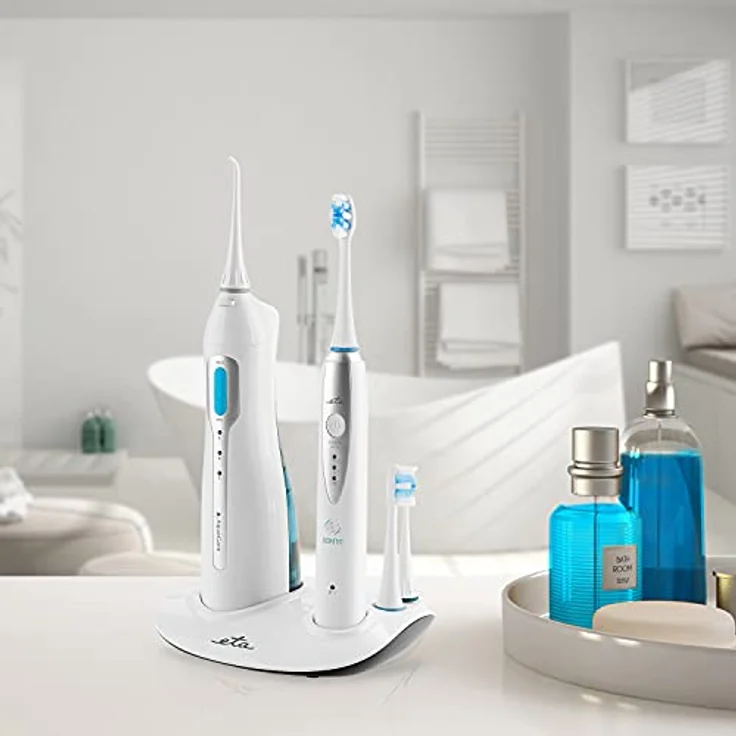 Eta ETA270790000 elektrische Schallzahnbürste Blau, Edelstahl, Weiß – Bild 2
