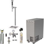 BieTal® TWA-200 Wassersprudler Tafelwasseranlage ohne Kühlung - Sprudelwassergerät Komplettset, Schanksäule mit Filter