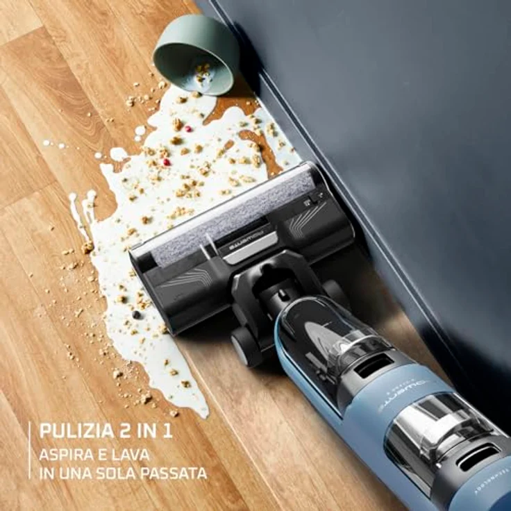 Rowenta X-Clean 2, Nass-Trocken-Sauger, beutellos, selbstreinigend, 120 W, mit Wischfunktion, 35 Min. Autonomie, leicht – Bild 2