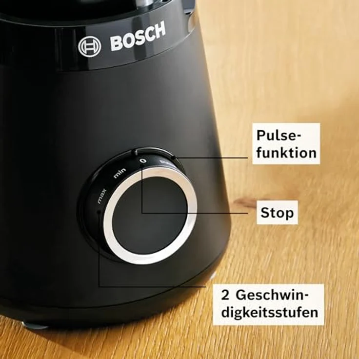 Bosch MMB6141B Standmixer, 1200W,  1,5L Kapazität, schwarz – Bild 5