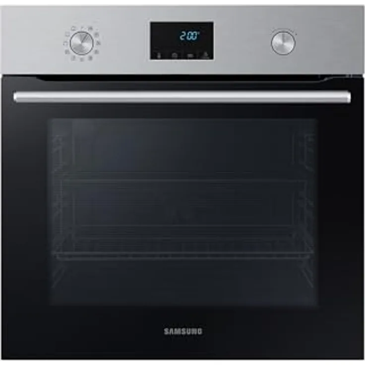 Samsung Pyrolyse Einbau-Backofen, 68 l, EEK: A, Single Fan, Katalytische Reinigung, 8 Heizarten inkl. 20 Automatik-Programmen, Edelstahl
