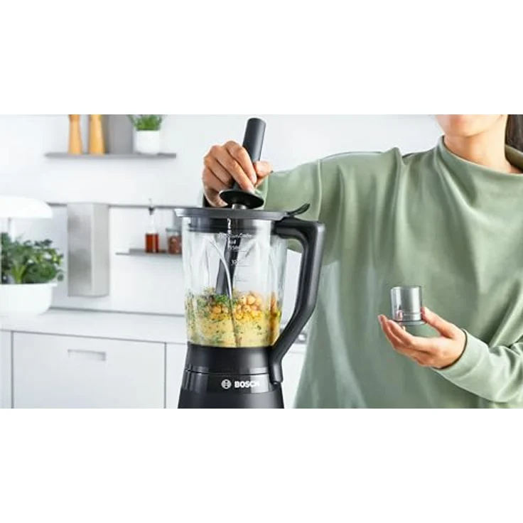 BOSCH Küchenmaschine Bosch MMB6172B Mixer für Smoothies und Shakes, Leistungsstarker Bosch Mixer – Bild 6