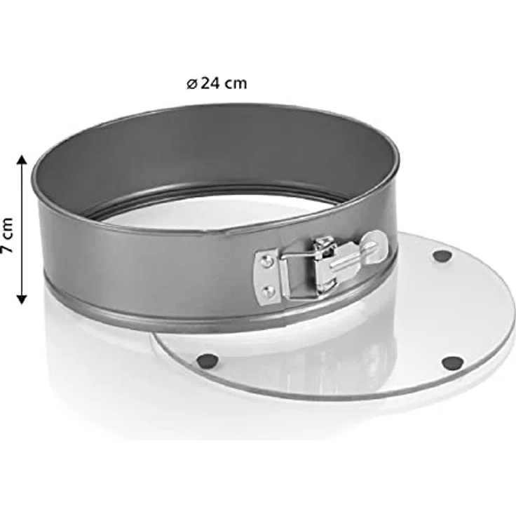 Tescoma Kuchenform Delicia Ø 24 cm, mit Boden aus Glas, Metall – Bild 2