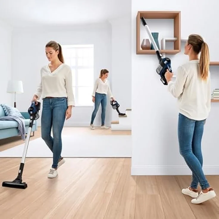 Bosch Serie 2 BCHF220B Handstaubsauger, Beutellos, Trocken, Zyklonal, Schwarz, Für Blanken Boden, Teppich und Harten Boden, Batterie/Akku – Bild 6