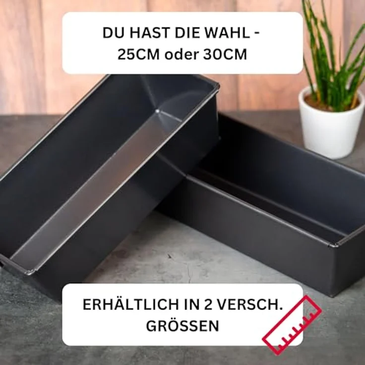 Westmark Königskuchenform, Länge: 25 cm, Antihaftbeschichtet, Kaltgewalzter Stahl, Back-Klassiker, Anthrazit, 31842270 – Bild 4
