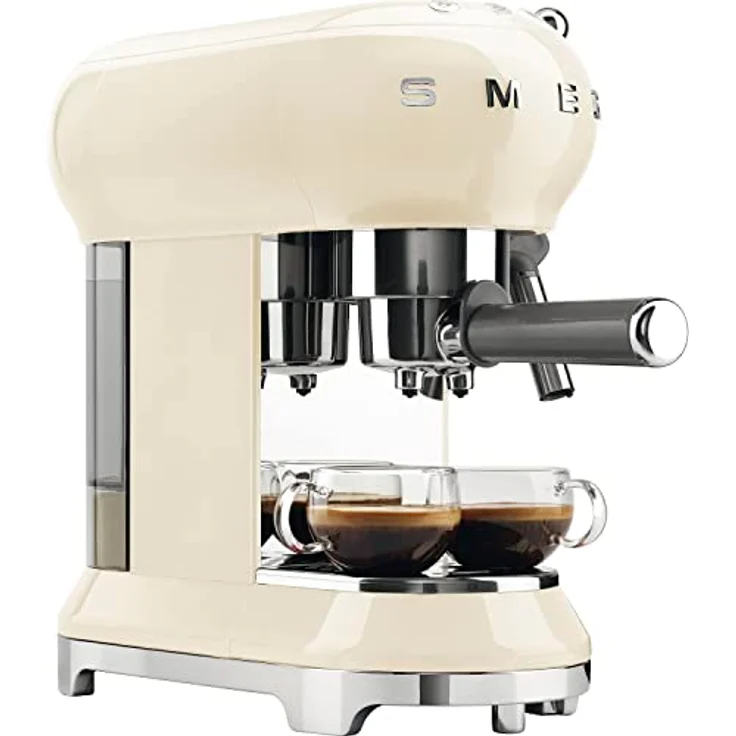 Smeg Espressomaschine 50er Retro Style, creme – Bild 5