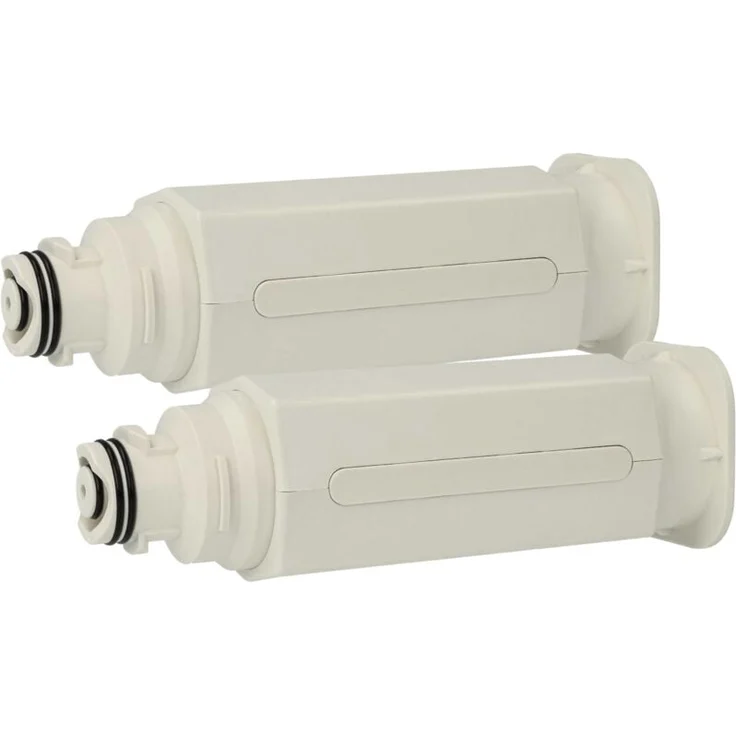 VHBW 2x Wasserfilter Filterkartusche, kompatibel mit Samsung RF23R6201SG, RF23R6201SR, RF23M8960S4/AA, RF23R6201DT, RF23M8960S4 - Aktivkohle, weiß, 1136 l Filterleistung