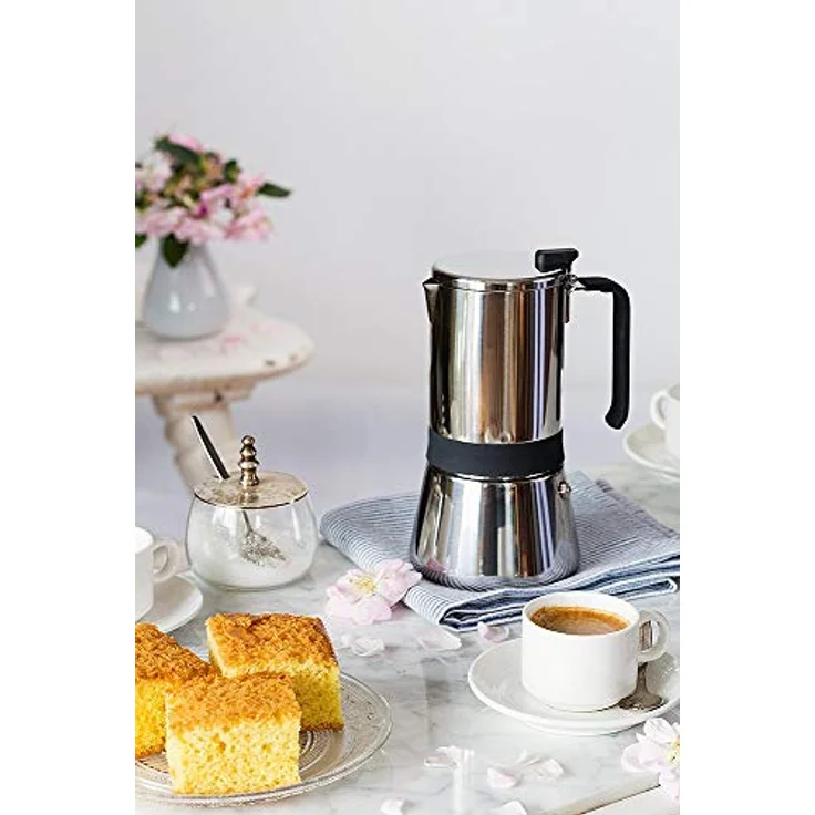 Monix Aroma ? Espressokocher, Edelstahl, 18-10, 10 Tassen – Bild 3