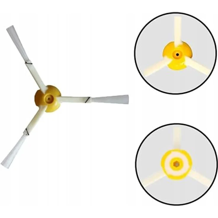 Rosfix Seitenbürste 3er Set, kompatibel mit iRobot Roomba 800/900, langlebige Nylonfasern für effiziente Reinigung – Bild 5
