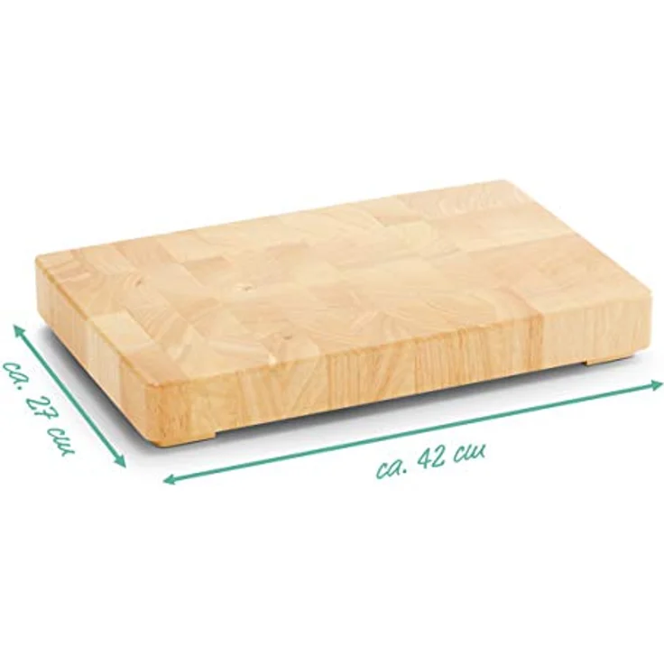 Zeller 24801 Hackblock, Gummibaum, ca. 42 x 27 x 5,5 cm – Bild 5