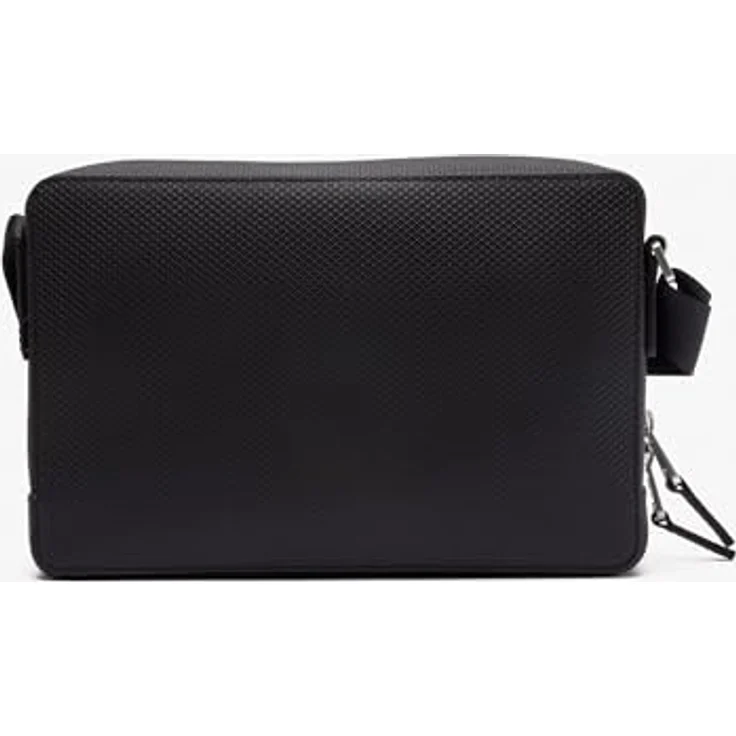 Lacoste Umhängetasche Chantaco Reporter Bag - Umhängetasche 26 cm, Mattes Leder, abnehmbarer Schulterriemen, Ton-in-Ton-Krokodillogo – Bild 3