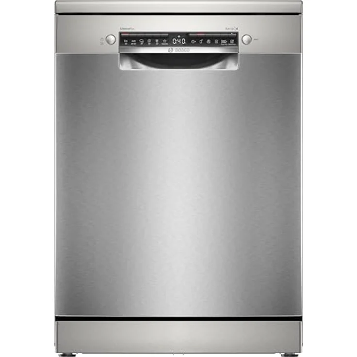 Bosch SMS4EVI08E, Freistehender Geschirrspüler mit 60 cm Breite, gebürstetem Stahl und Home Connect App – Bild 1
