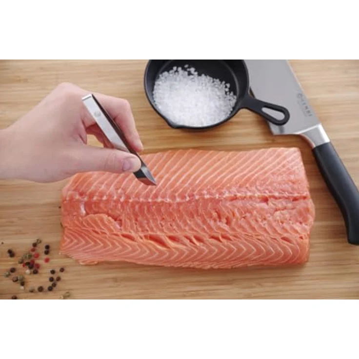 HENDI Fischgrätenpinzette, Edelstahl, 120 mm mit schrägem Kopf – Bild 4