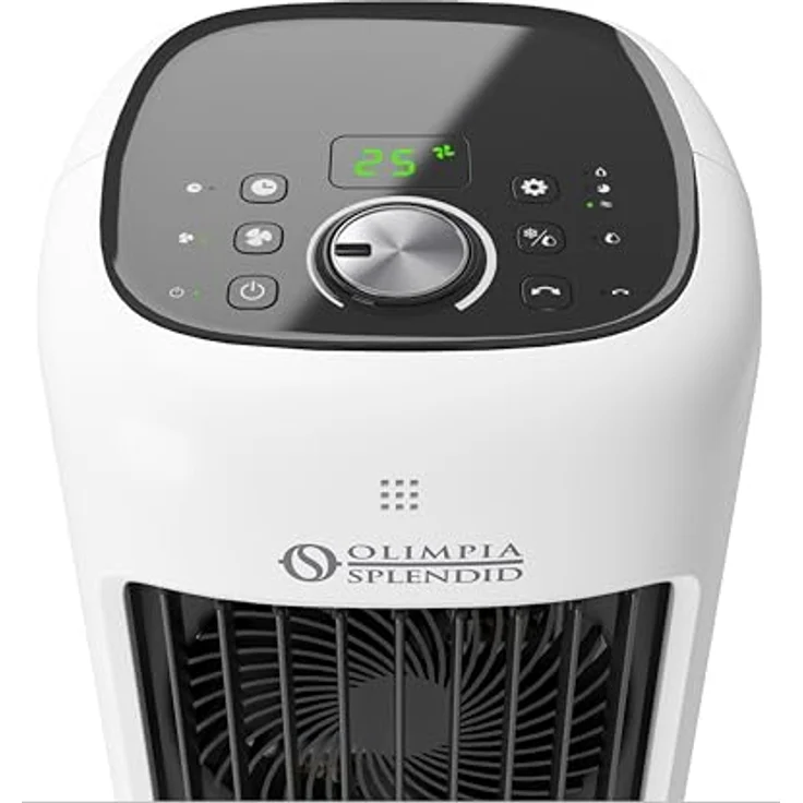Olimpia Splendid Peler Tower 10, Tragbarer Verdunstungsluftkühler mit 2-in-1-Funktion, 10-Liter-Wassertank, 24 Geschwindigkeitsstufen und Fernbedienung – Bild 2