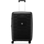 Roncato Skyline 2.0 4 Rollen Trolley 46.5 cm, Schwarz, (78 l) mit Dehnfalte