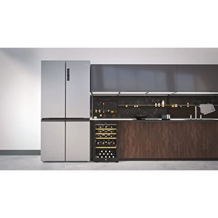 Haier HWS49GA Weinkühlschrank, freistehend, schwarz, 49 Flaschen, Energieklasse F – Bild 8