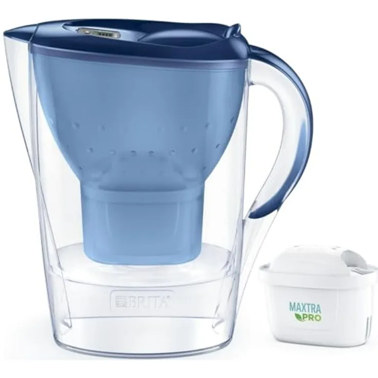Brita Filterkanne Marella + 1 Maxtra Pro PP Blau Polypropylen 2,4 l 150 l