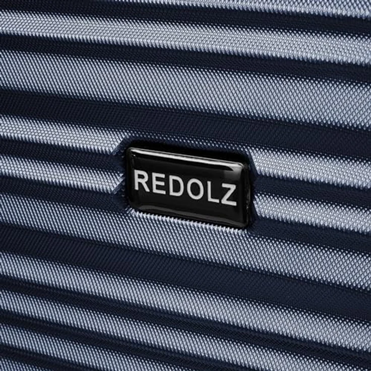 Redolz Koffer Essentials 16 3-SET 4 Rollen Kofferset 3-teilig, Blau (XL) - Stylische Reisebegleiter mit bruchsicherer Hartschale, intelligentem Innenleben und geräuscharmen Rollen – Bild 9