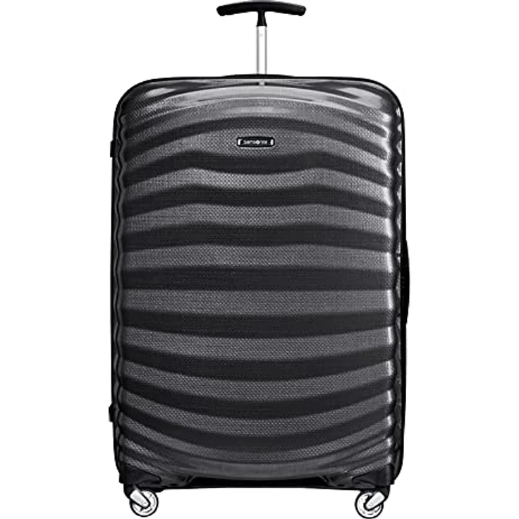 Samsonite Lite-Shock - Spinner L Koffer, 75 cm, 98,5 L, mit 4 Rollen, Schwarz (Black) – Bild 2
