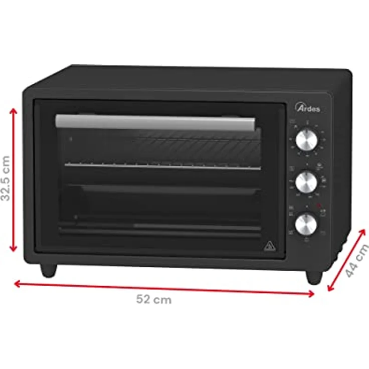 ARDES - AROVEN371 37 Liter Elektrobackofen mit Umluft für professionelles Kochen - Kompakt, smart und multifunktional, ideal für ein Rundum-Küchenerlebnis – Bild 4