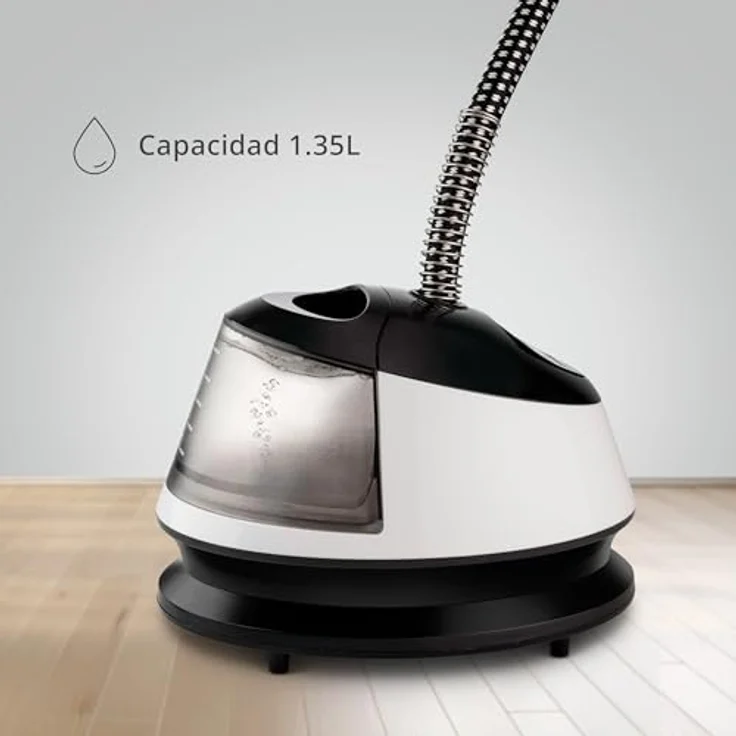 Ufesa Steamy Pad, Vertikales Dampfbügeleisen 1580W mit LCD-Bildschirm, 9 Dampfstufen, 1,35L Tank, 40 Minuten Dauerbetrieb, ideal für alle Kleidungsarten – Bild 4