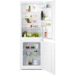 AEG OS5S161ES Einbau-Kühl-Gefrierkombination, Energieeffizienzklasse E, 261 l Kühlschrank, 94 l Gefrierfach, LED-Innenbeleuchtung, Glasablagen, weiß