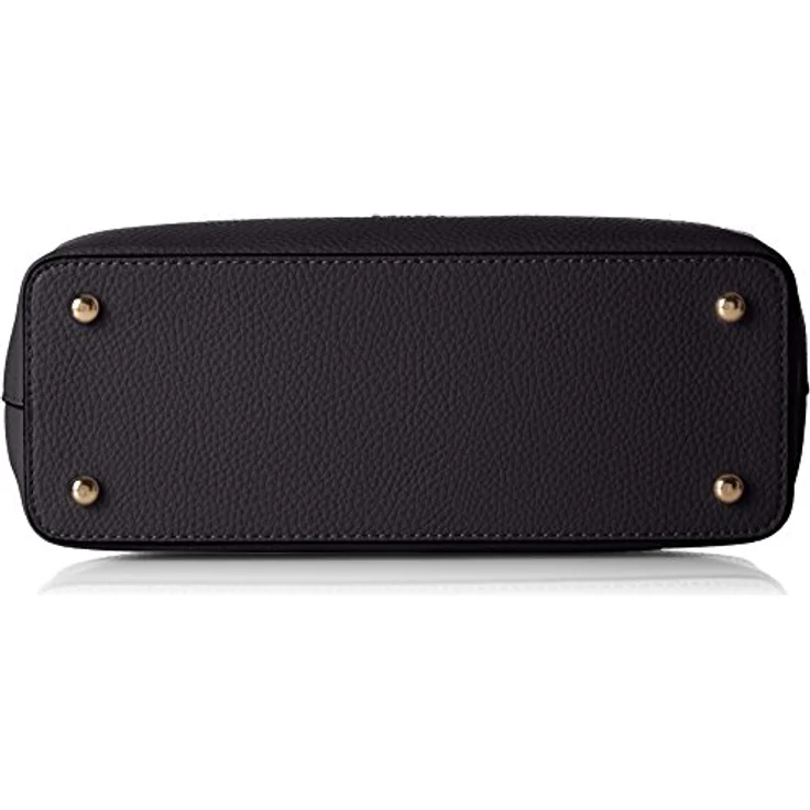 L.Credi Maxima Handtasche 28 cm, schwarz, 100% Kunstleder, 28 x 11 x 24 cm – Bild 5