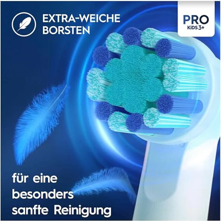 Oral-B Kids Frozen II, Zahnbürstenkopf (8 x) für elektrische Zahnbürsten, extra weiche Borsten, Frozen-Figuren bedruckt – Bild 4