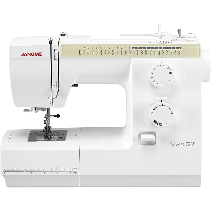 Janome Sewist 725S mechanische  Nähmaschine, weiß