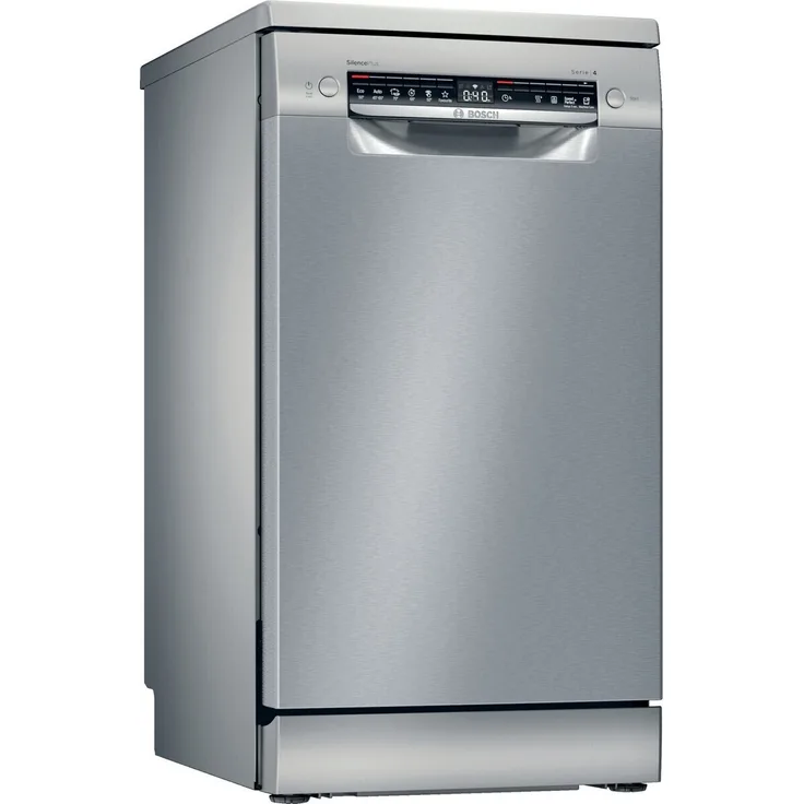 Bosch SRS4HMI61E, Geschirrspüler, E, Geräuschemissionsklasse B, Geräuschemissionen 44 Dezibel