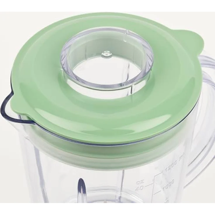 G3 Ferrari G20169 Standmixer, 350 W, 1,2 l, 4 Edelstahlklingen, 2 Geschwindigkeitsstufen + Pulse, Sicherheitsdeckel mit Dichtung – Bild 4