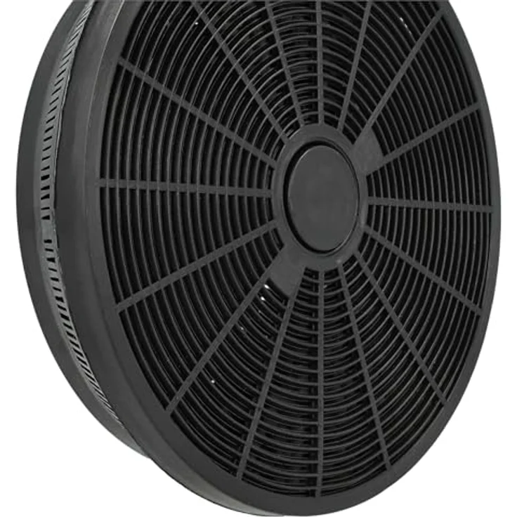 vhbw 2x Aktivkohlefilter Ersatz für IGNIS 484000008780 für Dunstabzugshaube, rund, schwarz, einfacher Einbau und Wechsel – Bild 7