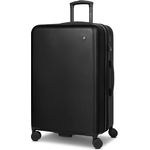 Bugatti Valencia 2.0, Hartschalen Koffer mit Dehnfalte, 75 cm, 4 Rollen, Schwarz, (99 l)