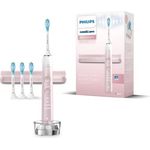 Philips Sonicare DiamondClean HX9911/79 elektrische Zahnbürste der 9000er Serie – Schallzahnbürste, sauberere Zähne und Mundpflege mit 4x C3 Premium Plaque Defense-Bürstenköpfen, Pink