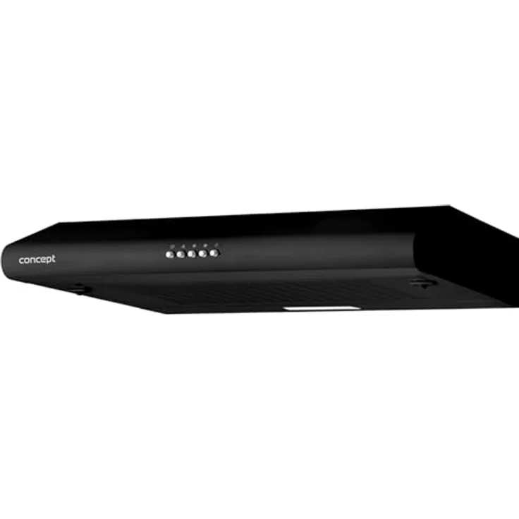 Concept OPP1360 Unterbauhaube 60cm | Energieeffiziente Dunstabzugshaube mit LED-Beleuchtung | 3 Leistungsstufen | Abluft- oder Umluftbetrieb | Leise & Kompakt (Schwarz) – Bild 2