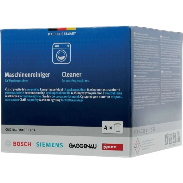 Bosch Reinigungsprodukt 00311929 für Waschmaschinen, kompatibel mit SIEMENS, VIVA, NEFF, GAGGENAU, BALAY