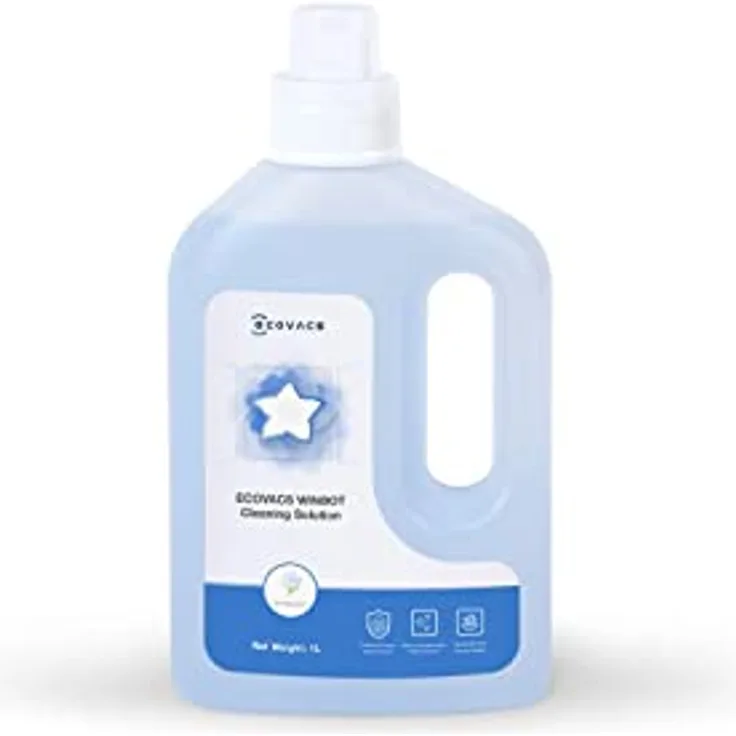 ECOVACS WINBOT Reinigungslösung für W1 PRO, W2, W2 OMNI Fensterputzroboter, umweltfreundlich, 1 Liter, Originalzubehör