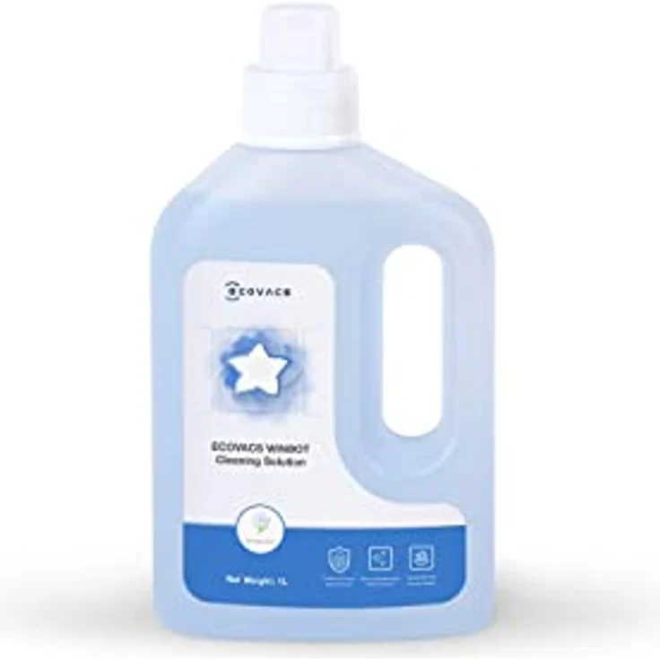 ECOVACS WINBOT Reinigungslösung für W1 PRO, W2, W2 OMNI Fensterputzroboter, umweltfreundlich, 1 Liter, Originalzubehör – Bild 1