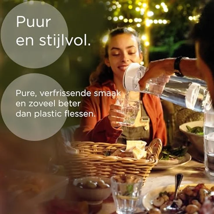 Brita Wasserkaraffe mit Wasserfilter fill&serve Mind, hellgrau – Bild 7