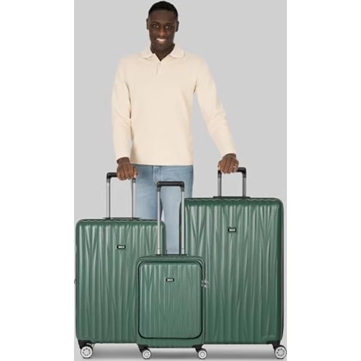 Brics Cervia 2.0 Kabinentrolley 77 cm mit Dehnfalte, 4 Rollen, Laptopfach für Geräte bis 45 cm, Grün, 43 l – Bild 8