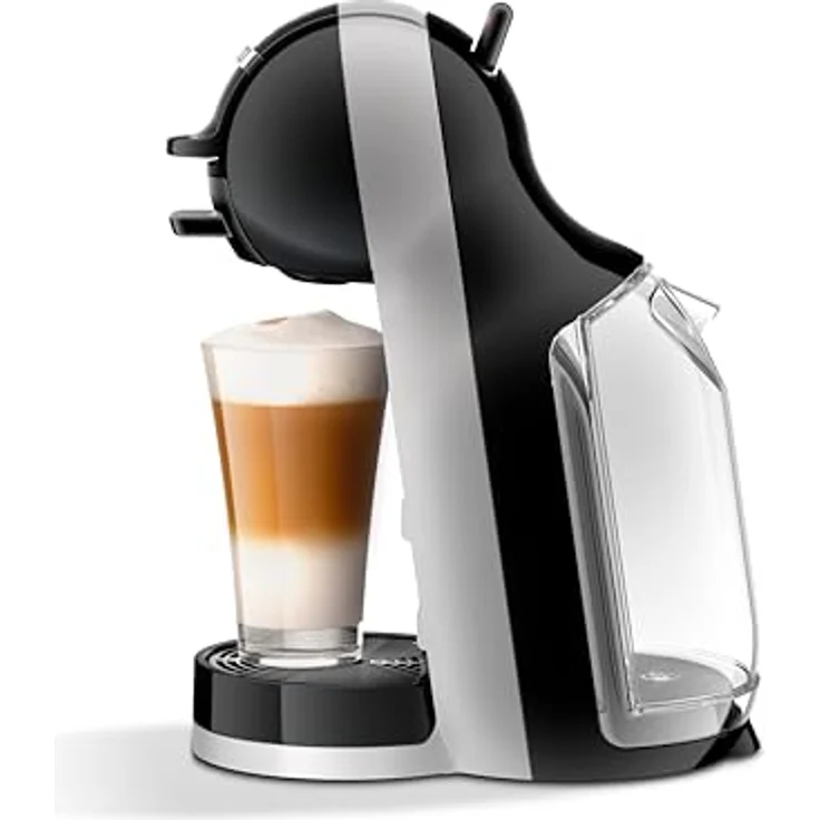 De'Longhi EDG 155.BG Dolce Gusto Mini Me Kapsel Kaffeemaschine (für heiße und kalte Getränke, 15 bar Pumpendruck, 0,8l Wassertank) black - arctic Grey – Bild 4