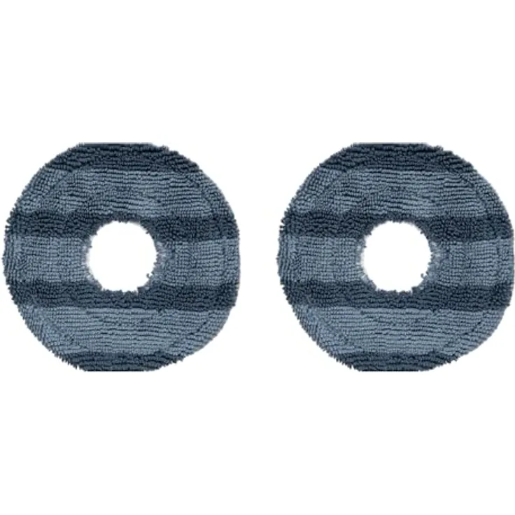 eufy 2 abnehmbare rotierende Wischmopps, kompatibel mit Saugroboter Omni C20, waschbar und nachhaltig