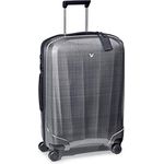 Roncato Trolley Medio 4r We Are Glam Koffer, 70 cm, 90 liters, Schwarz (Negro/Platino)